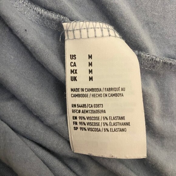 American Eagle "Soft & Sexy" Feather Graphic Tank Top | Gray | Size M - Picture 7 of 7